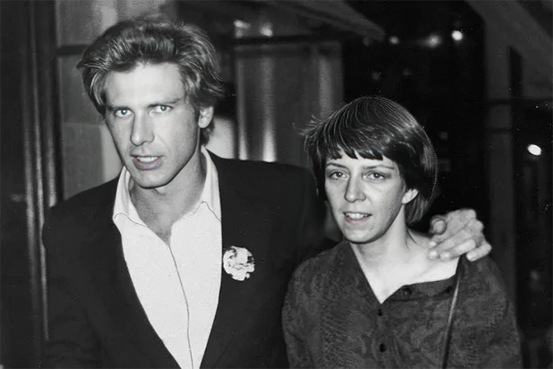 Mary Marquardt with Harrison Ford