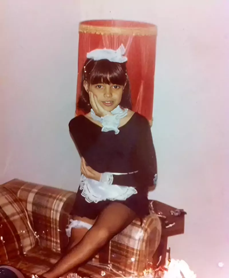 Vida Guerra during her childhood